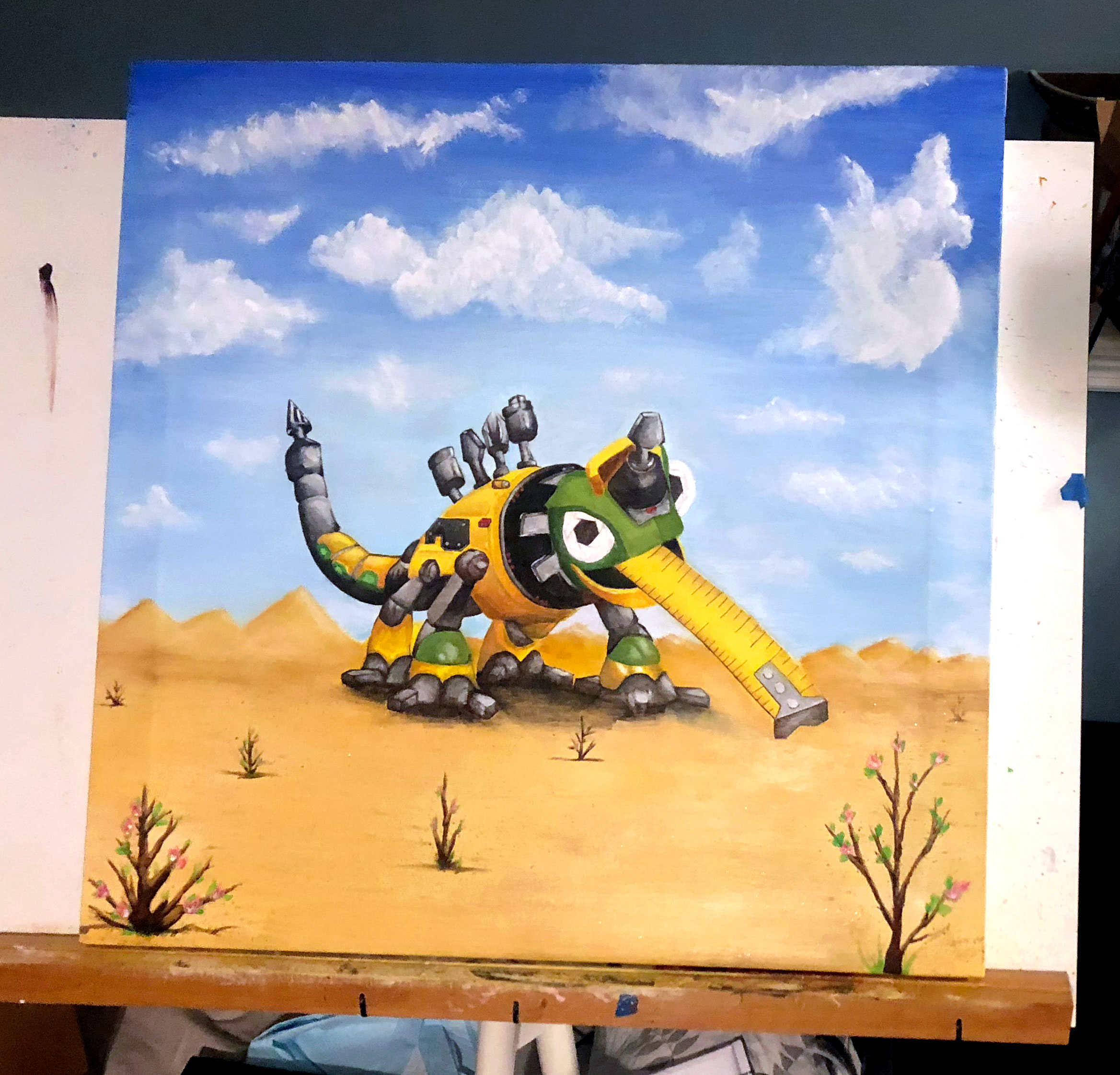 atom groom painting