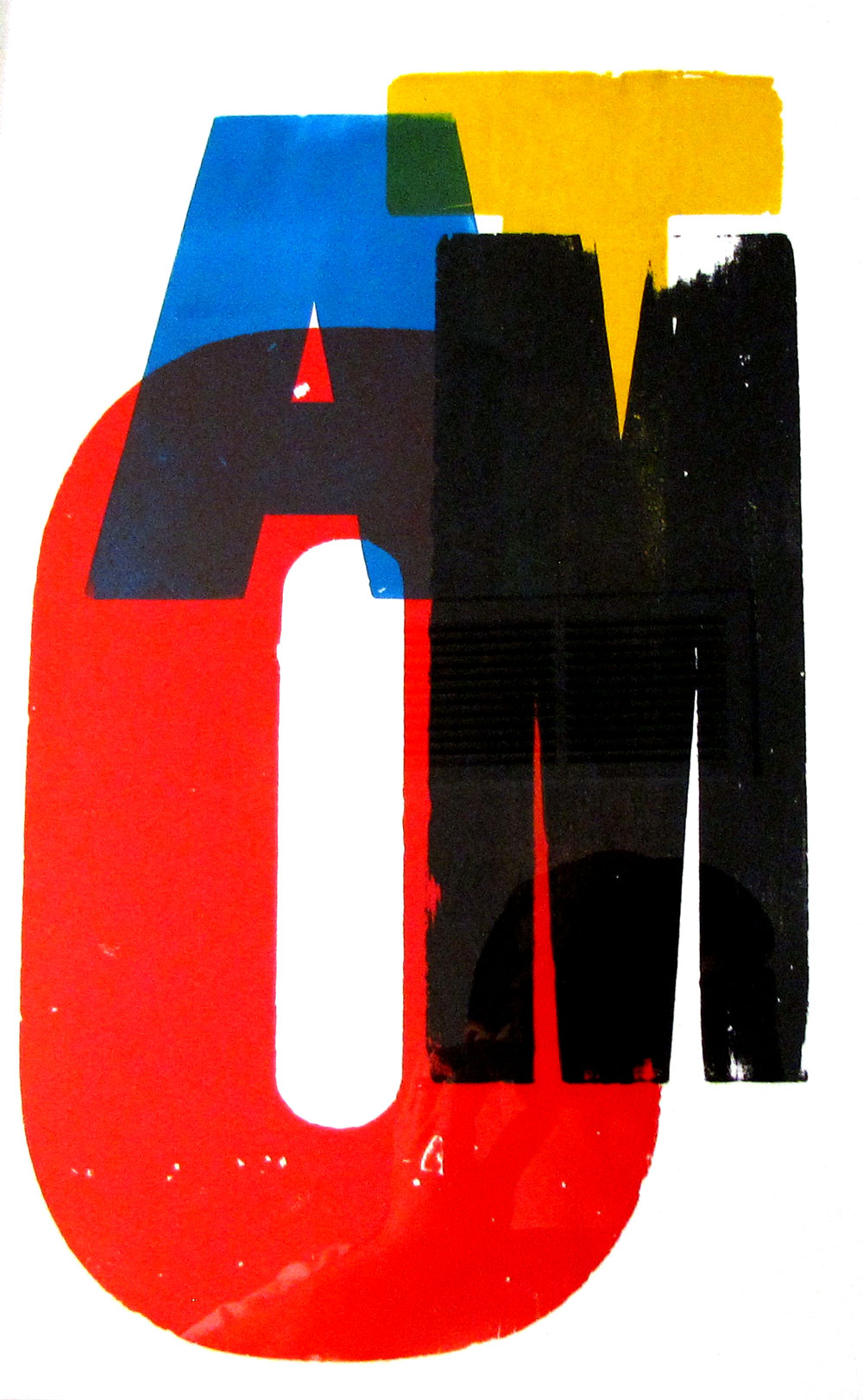 atom groom letterpress sample