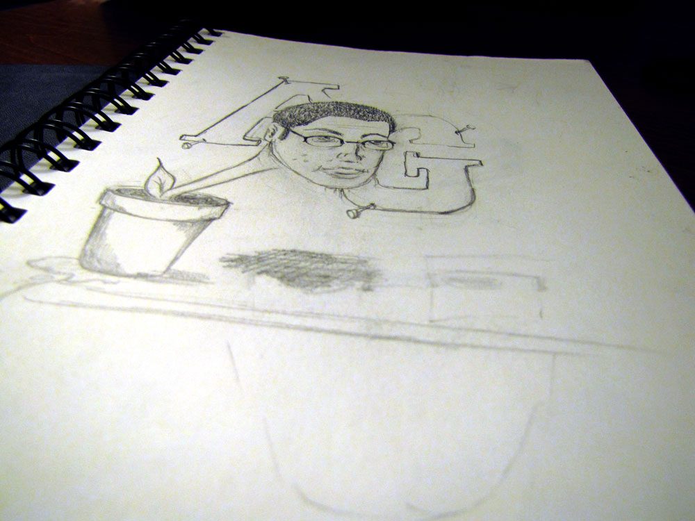 atom groom sketch sample