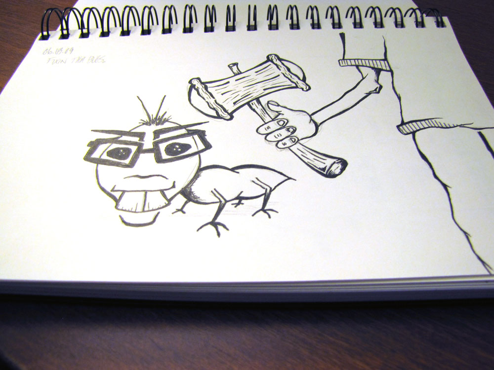 atom groom sketch sample