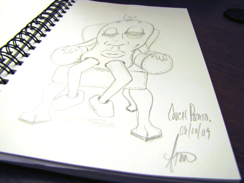 atom groom sketch sample