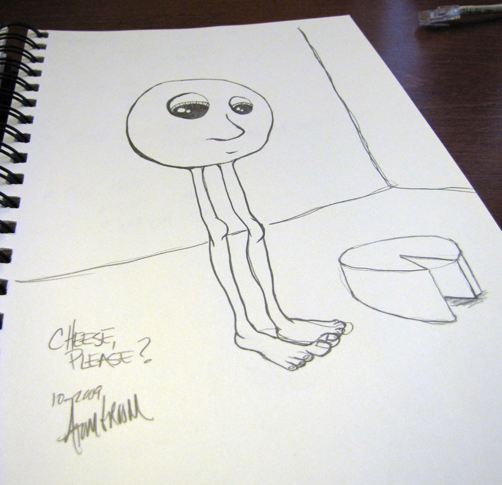 atom groom sketch sample